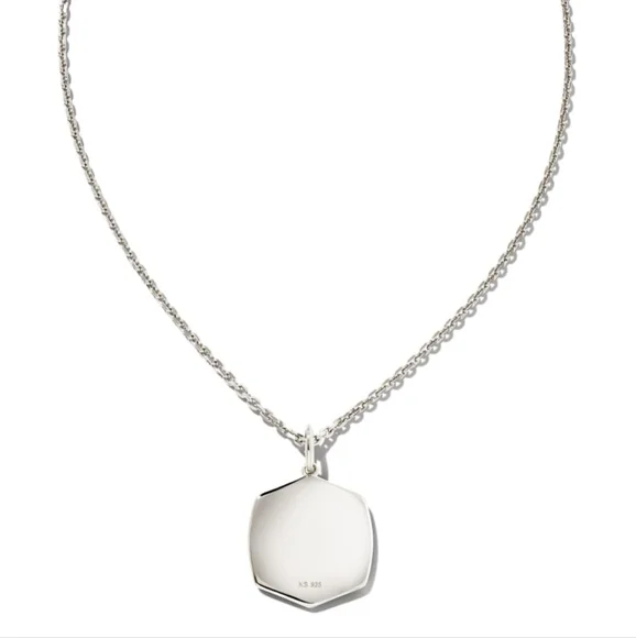 Kendra Scott 'Davis' Sterling Silver Luxe Charm Necklace - Picture 9 of 9